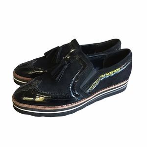 Dune London Glorify Brogue Loafer Black 40 / 9